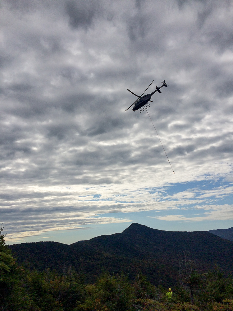 Mount Mansfield airlift