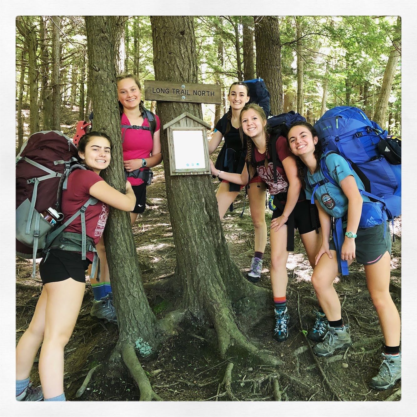 5 Young Women Decide to Take a Hike - Green Mountain Club