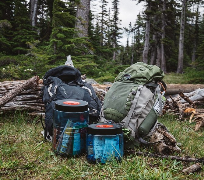 Using a bear canister prevents human interactions with bears.