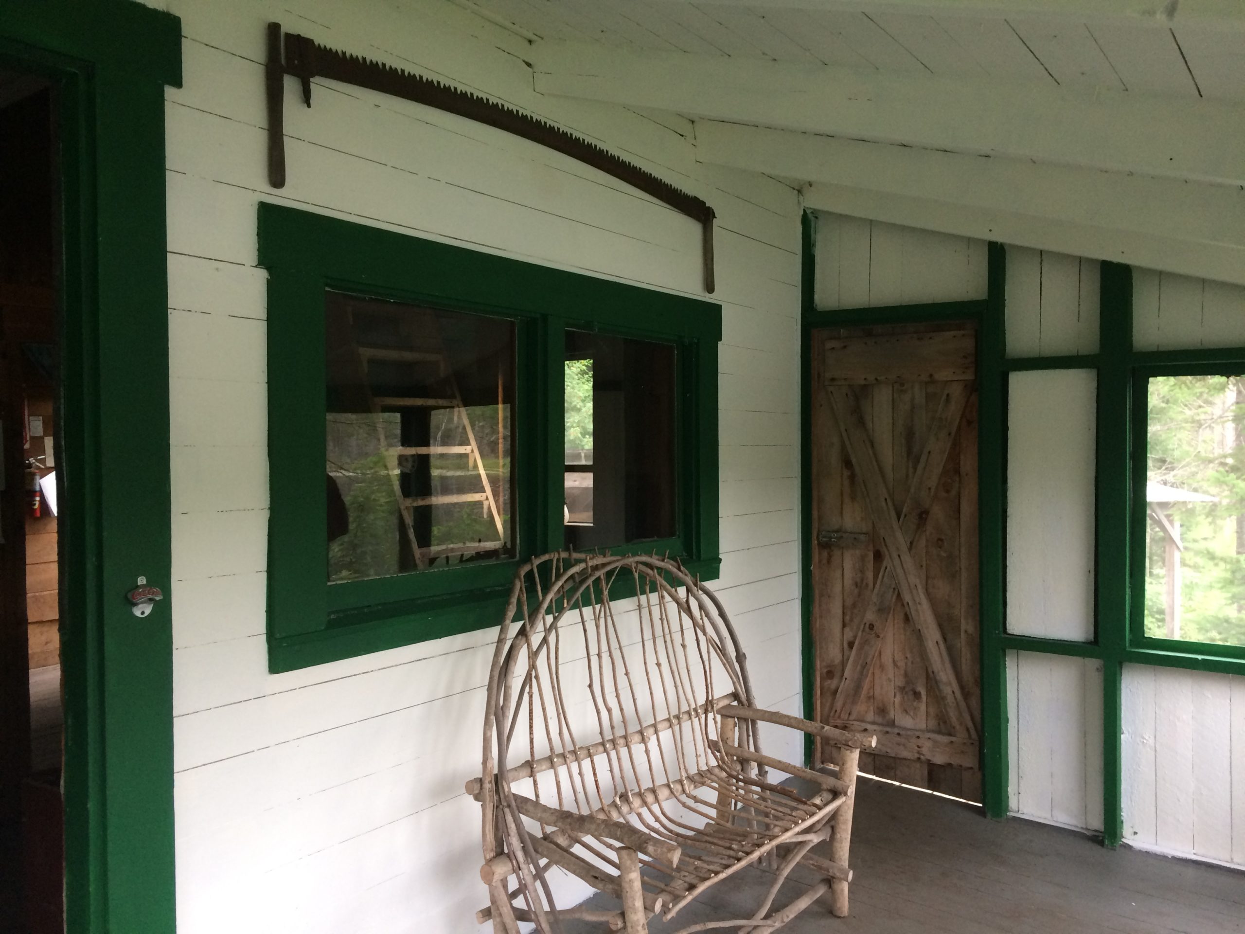 Hadsel-Mares Cabin updated porch