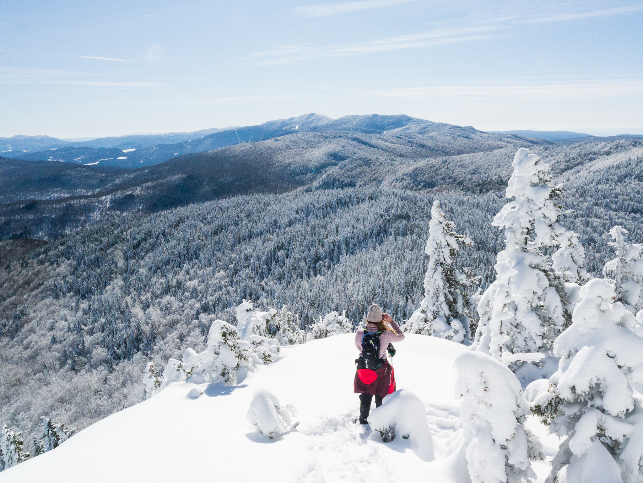 Mardi Fuller BIPOC winter hiking - Green Mountain Club