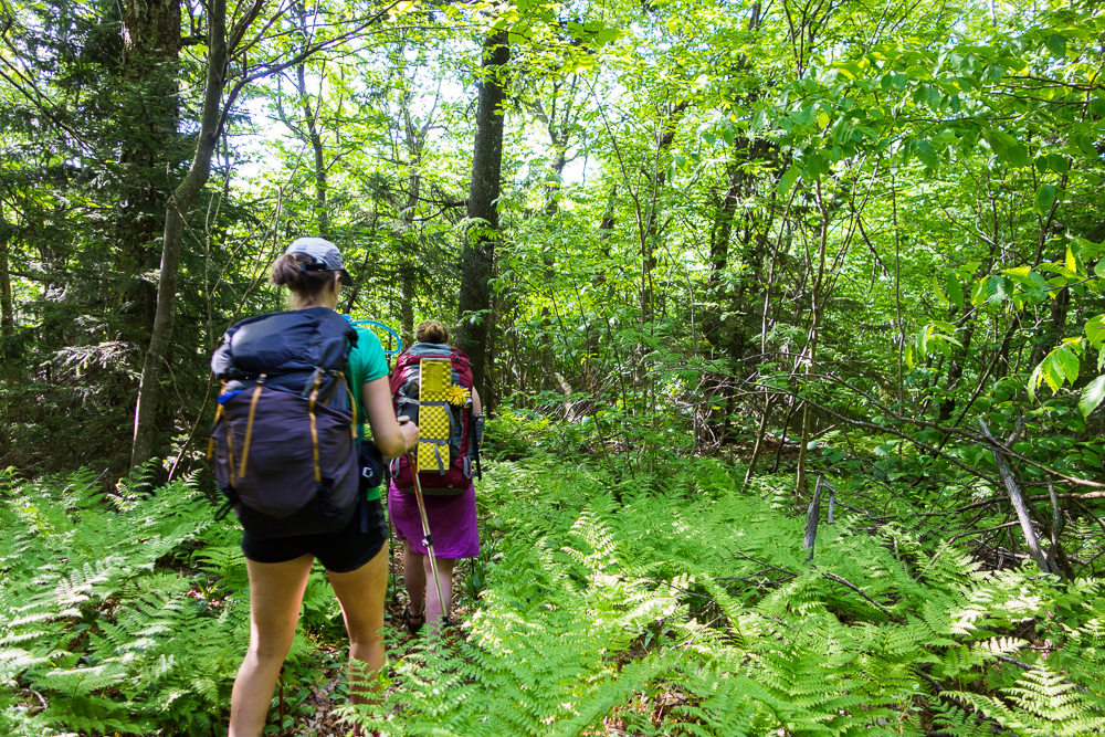women's backpacking and hygiene