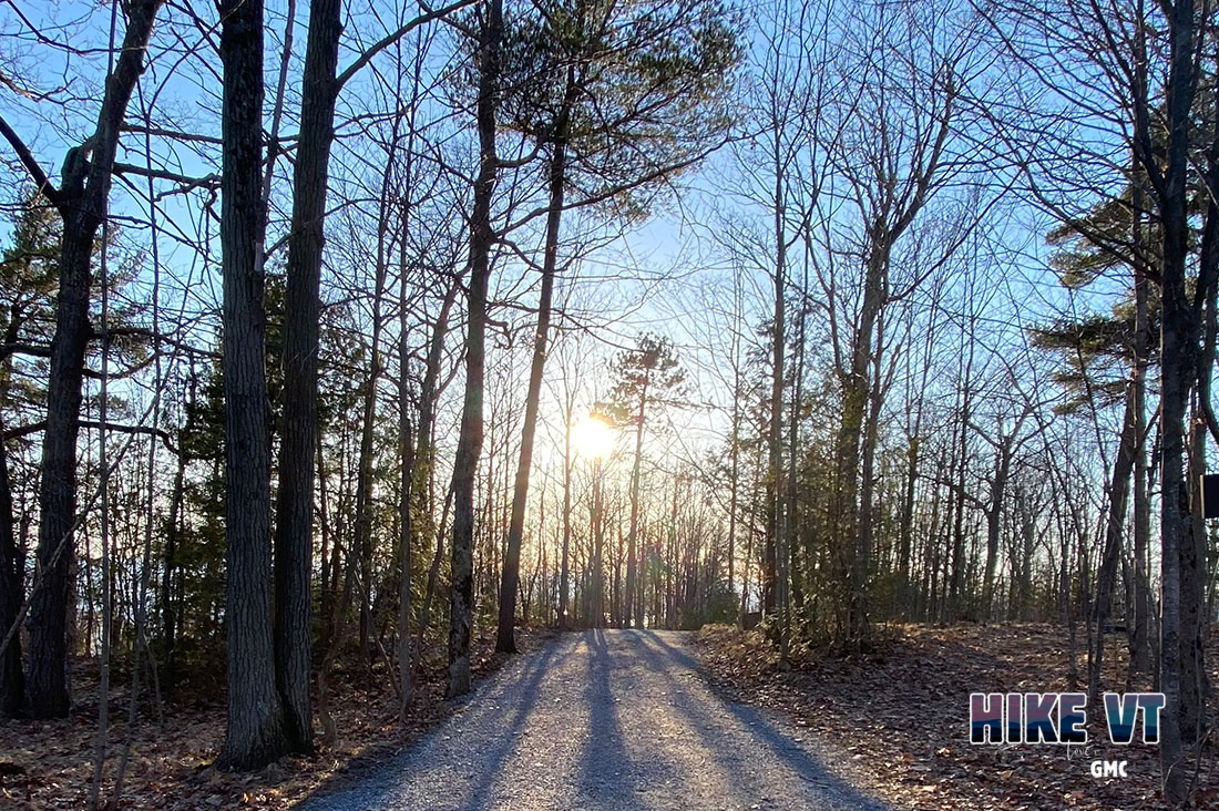 Gravel Road along Mt. Philo.