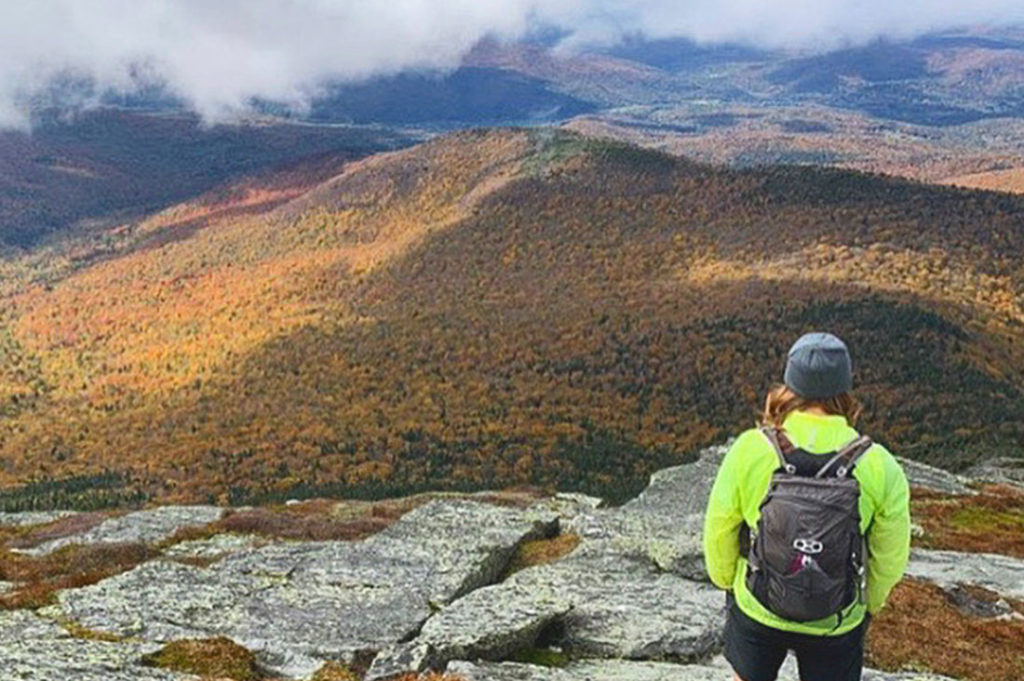 Nigel takes a breather on Camel's Hump.