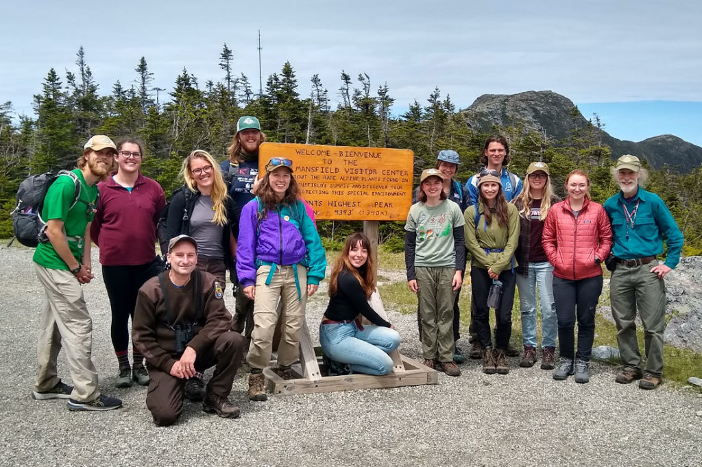 GMC 2021 seasonal caretakers on Mt. Mansfield