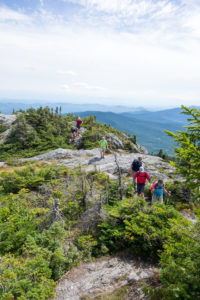 group hikes jay peak on long trail day 2019
