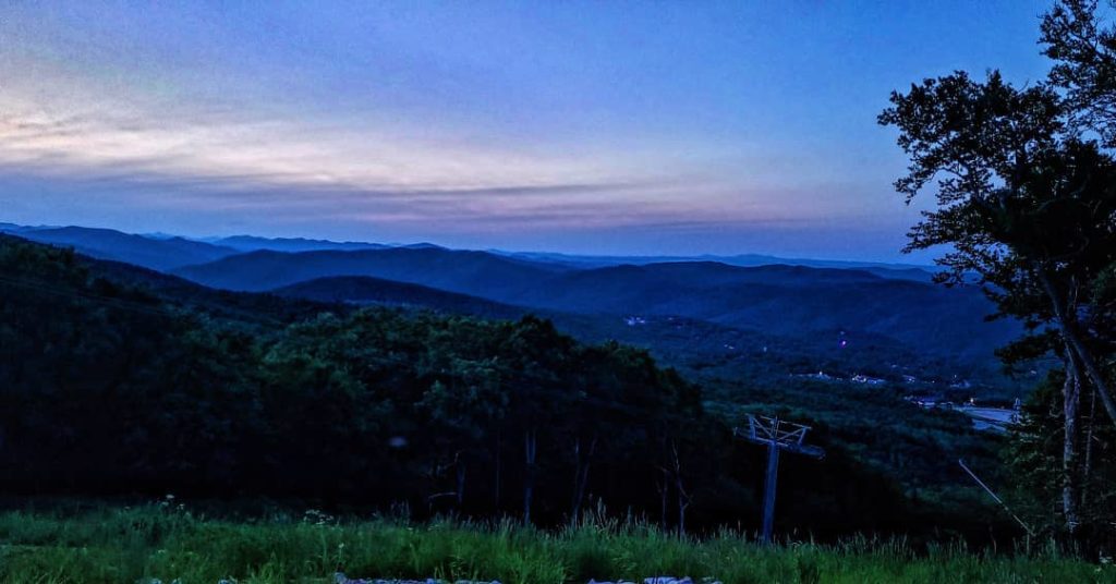 Sunset from Killington Peaks