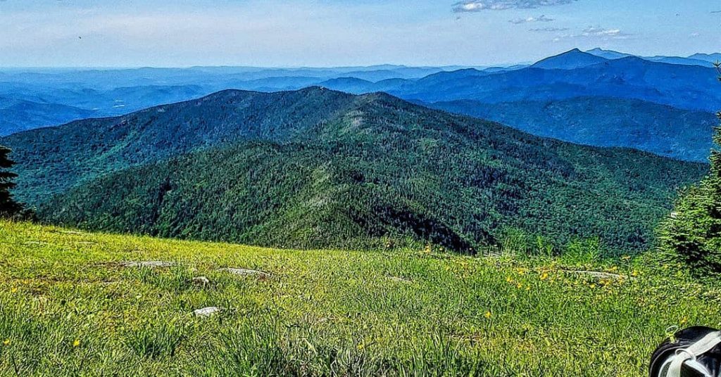 View of Green Mts from Mt. Ellen peak