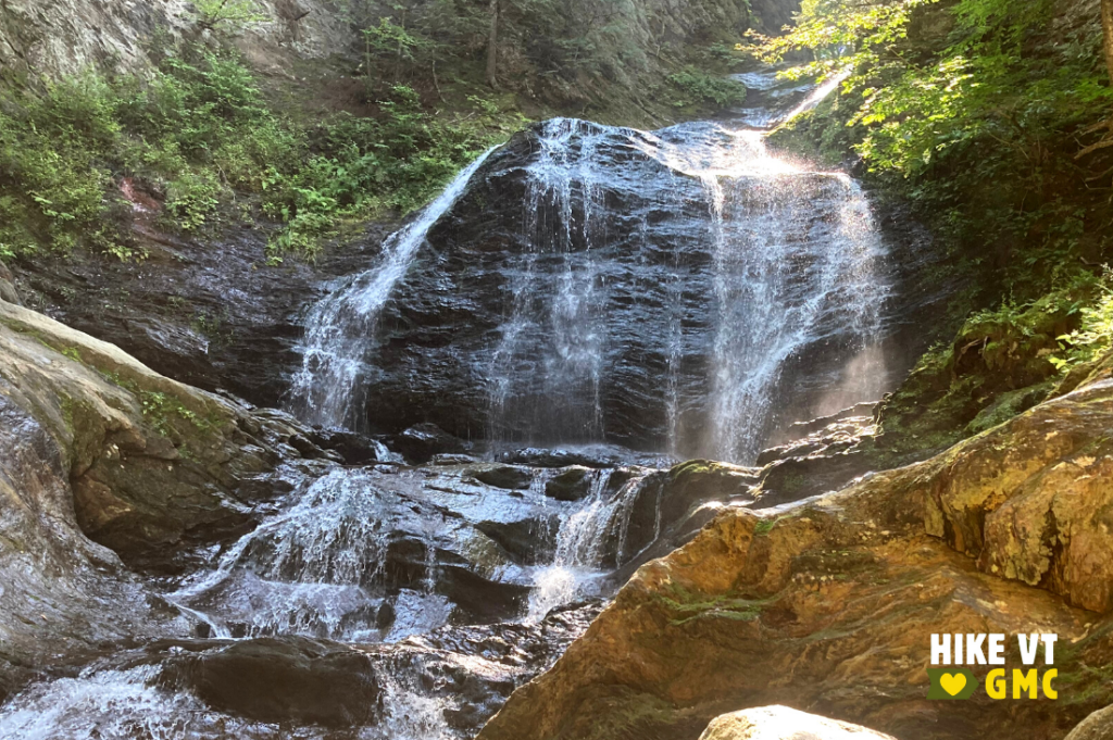 Moss Glen Falls waterfall view