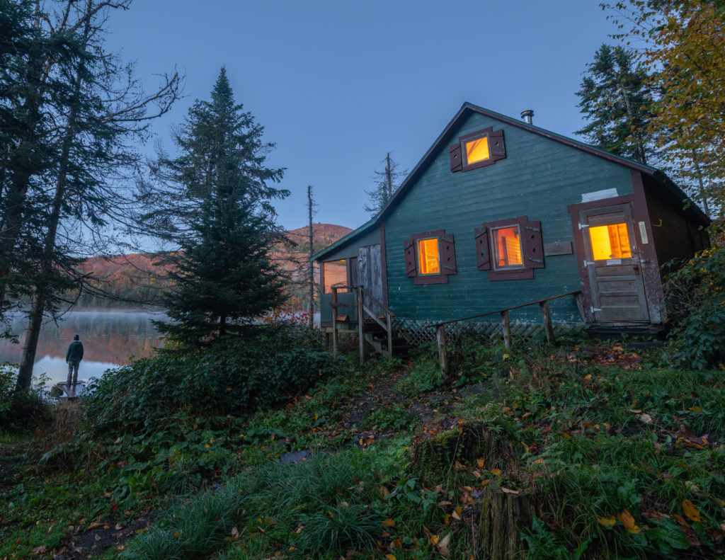 Wheeler Pond on an autumn evening; by Nathanael Asaro