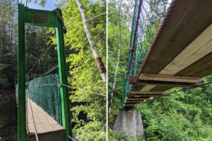 Replaced planks on Clarendon Gorge Bridge.