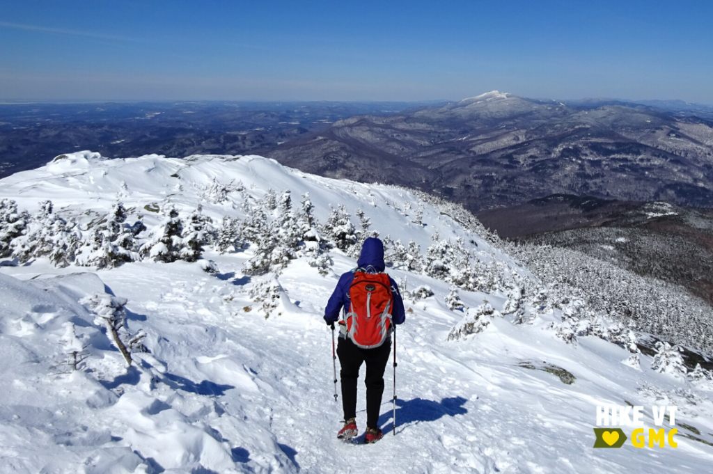 Camel's Hump is a more difficult HikeVT suggestion for a winter day.
