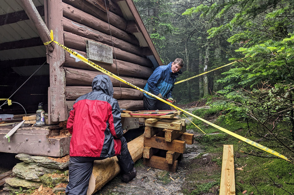 Emily Proctor Shelter repair.