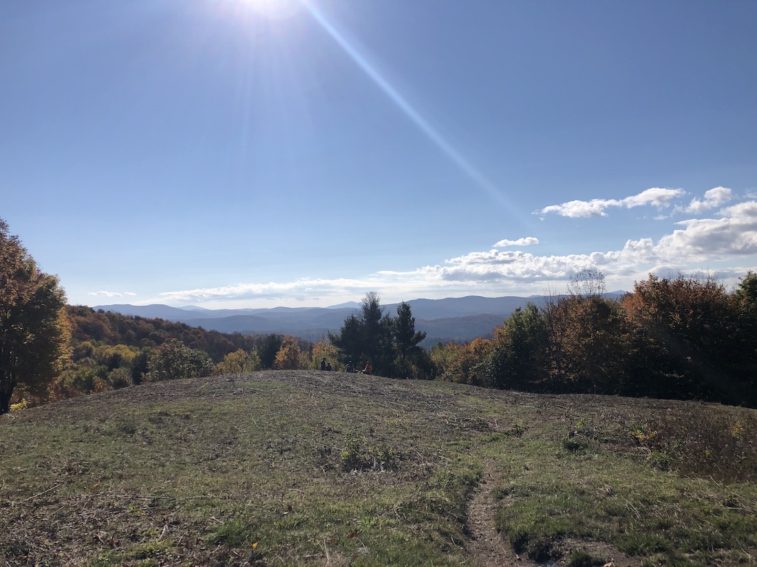 Dupuis hill southwest view after mowing 