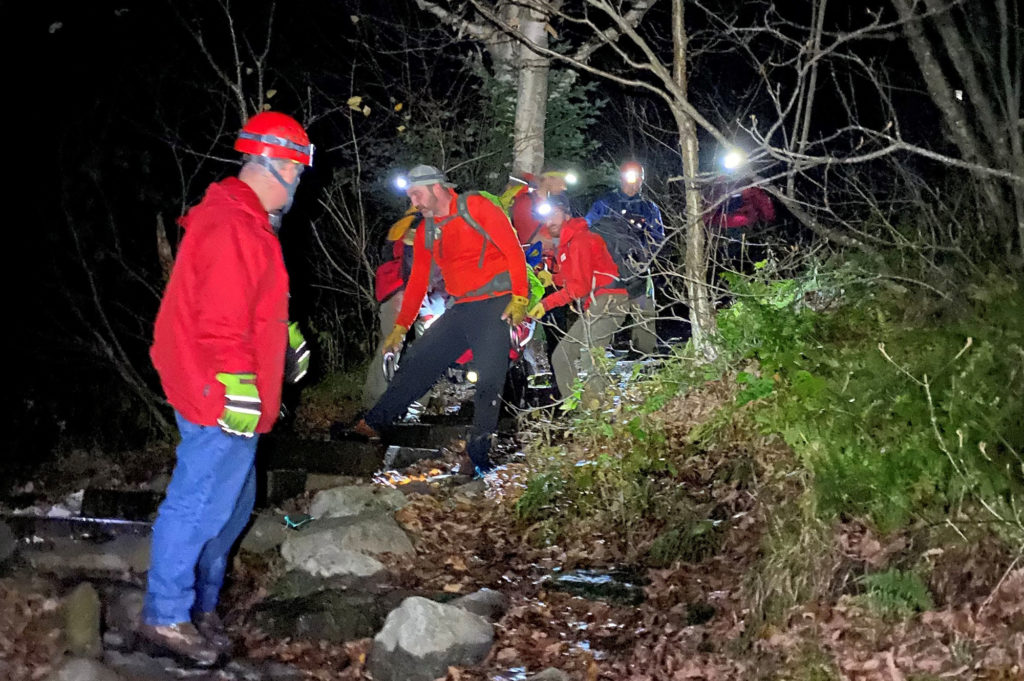 A search and rescue mission took nearly 20 people and six hours to complete.