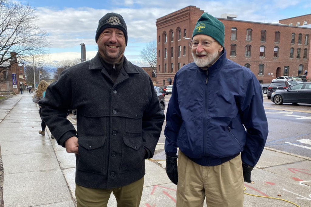 GMC Executive Director Mike DeBonis and longtime volunteer Andrew Nuquist