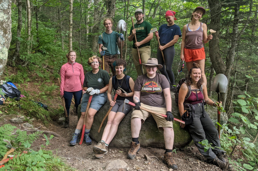 Sterling College volunteers in a group photo.