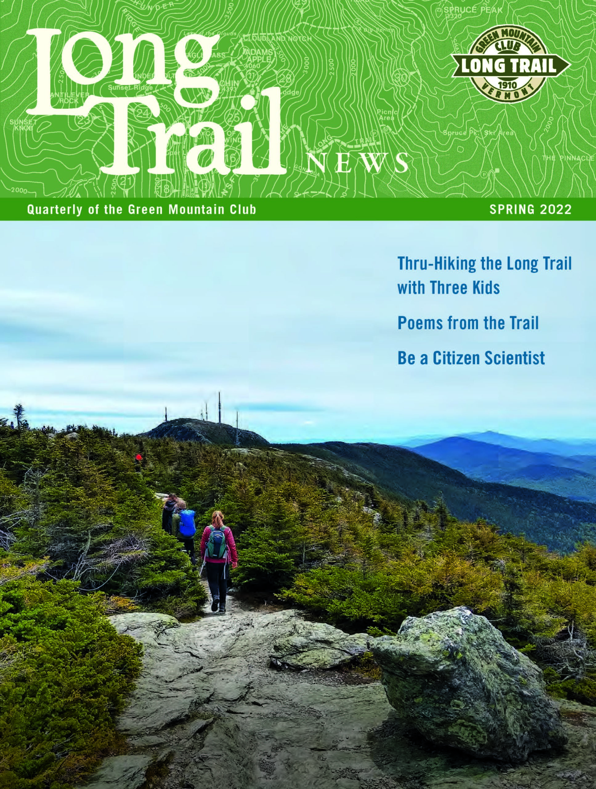 spring 2022 long trail news cover
