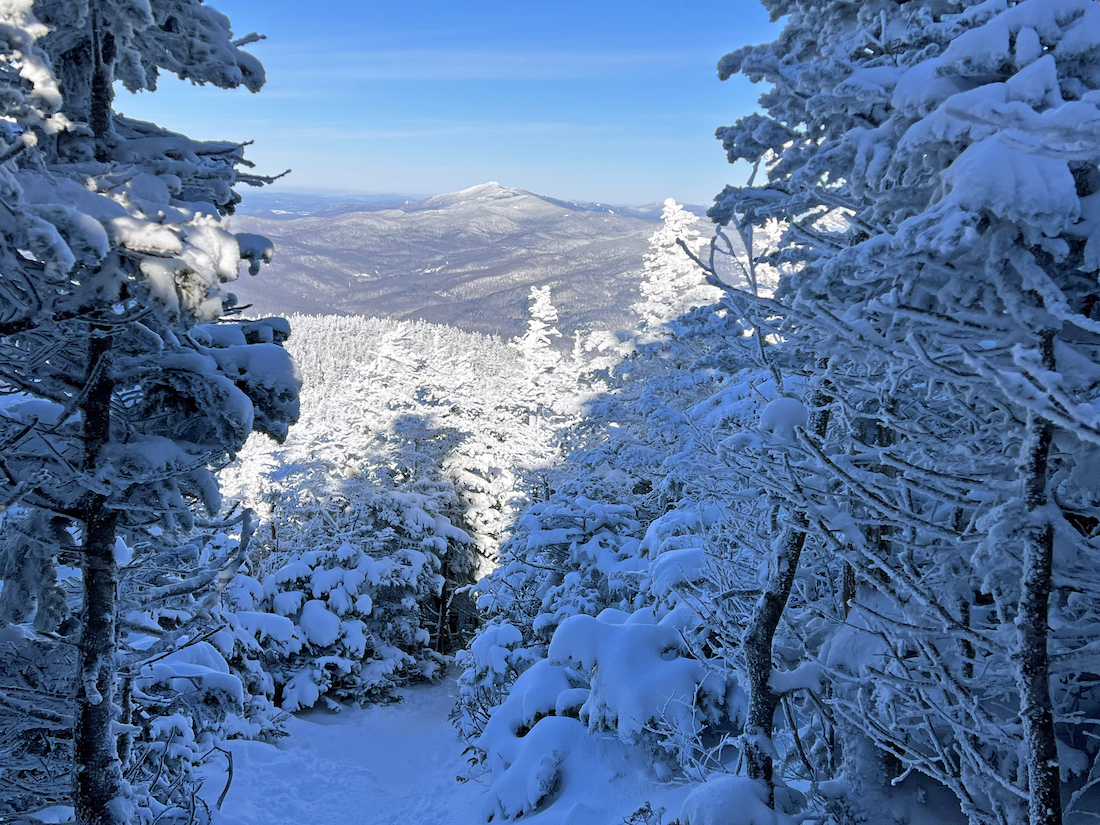 Mt. Mansfield View from Camel's Hump, winter