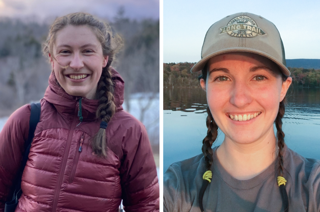 Field supervisors Rosalie Sharp, left, and Kati Christoffel, right.