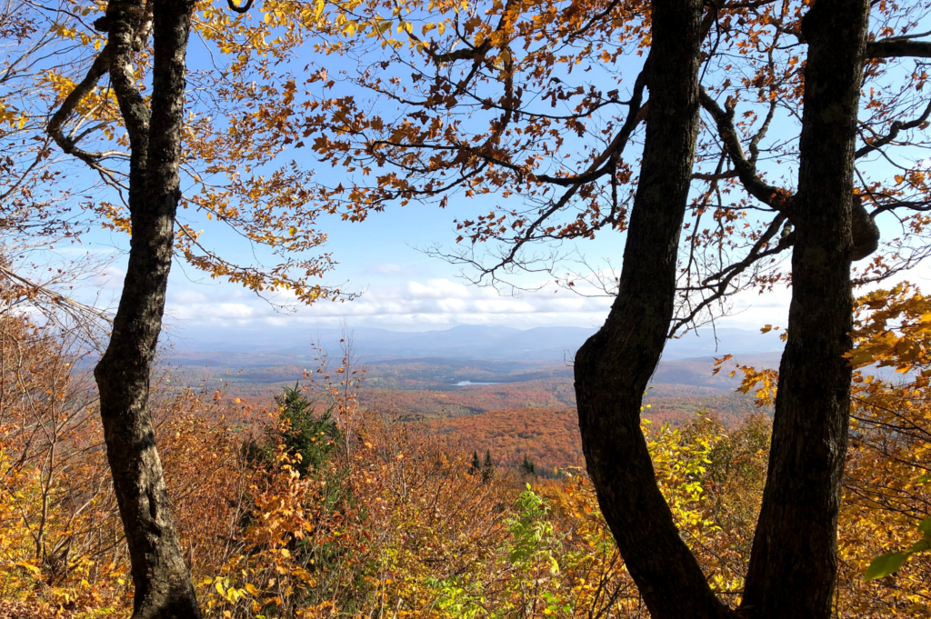 Stannard Lookout in fall.