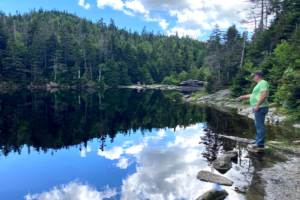 Sterling pond hike at 2022 annual meeting