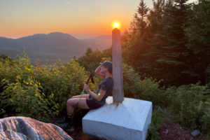 Long Trail Day ambassador Liz Derstine sets an FKT.