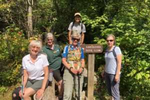 The Burlington Section led a hike to Cantilever Rock.