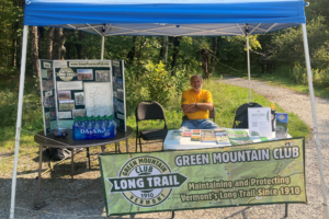 Manchester Section table on Long Trail Day.