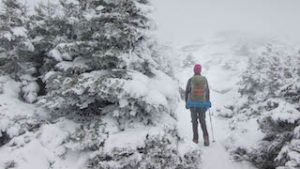 winter hiking