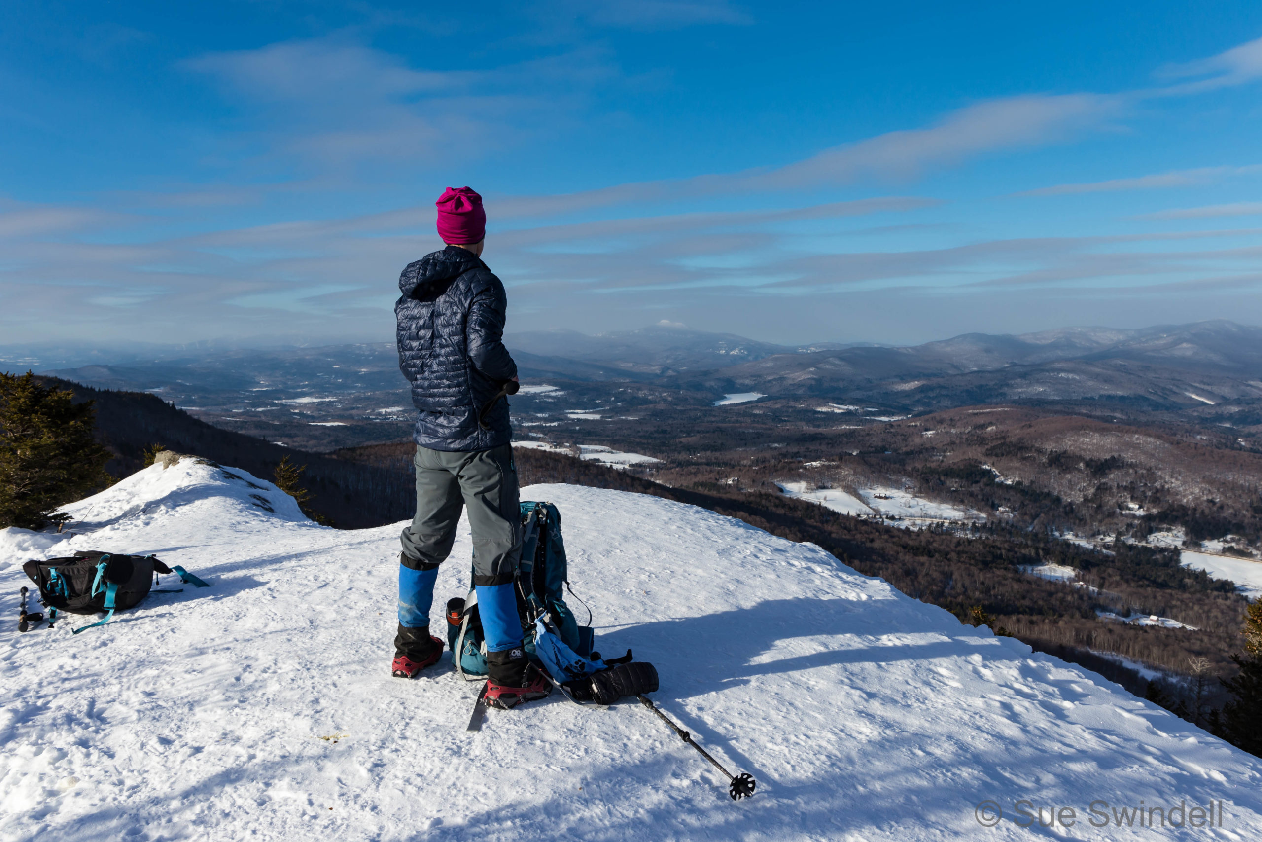 Mardi Fuller BIPOC winter hiking - Green Mountain Club