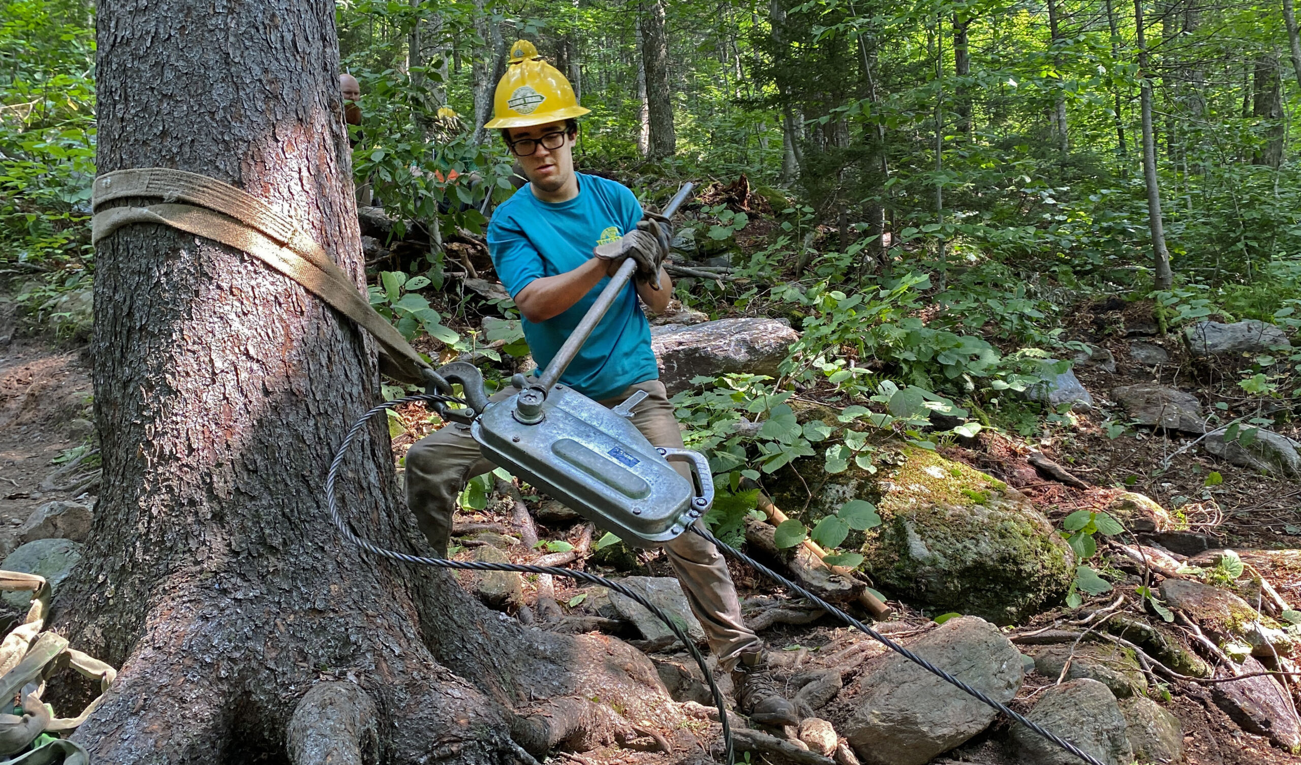 Jay Peak 2021, northern LTP using griphoist