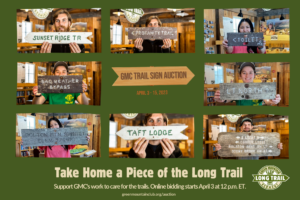 trail sign auction collage 2023