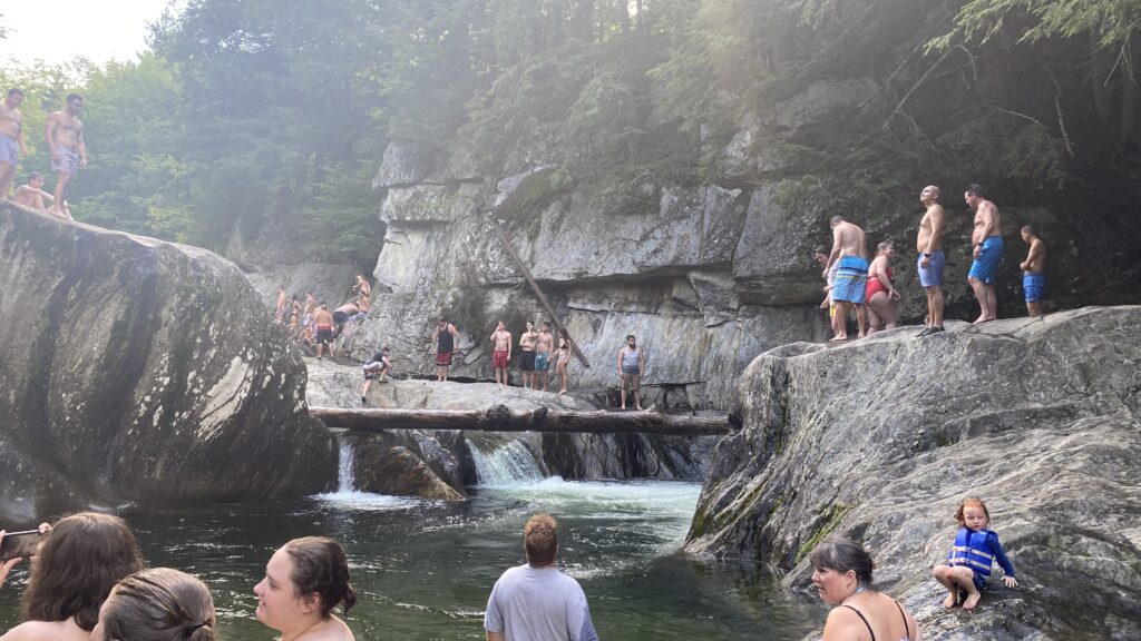 warren falls swimming hole