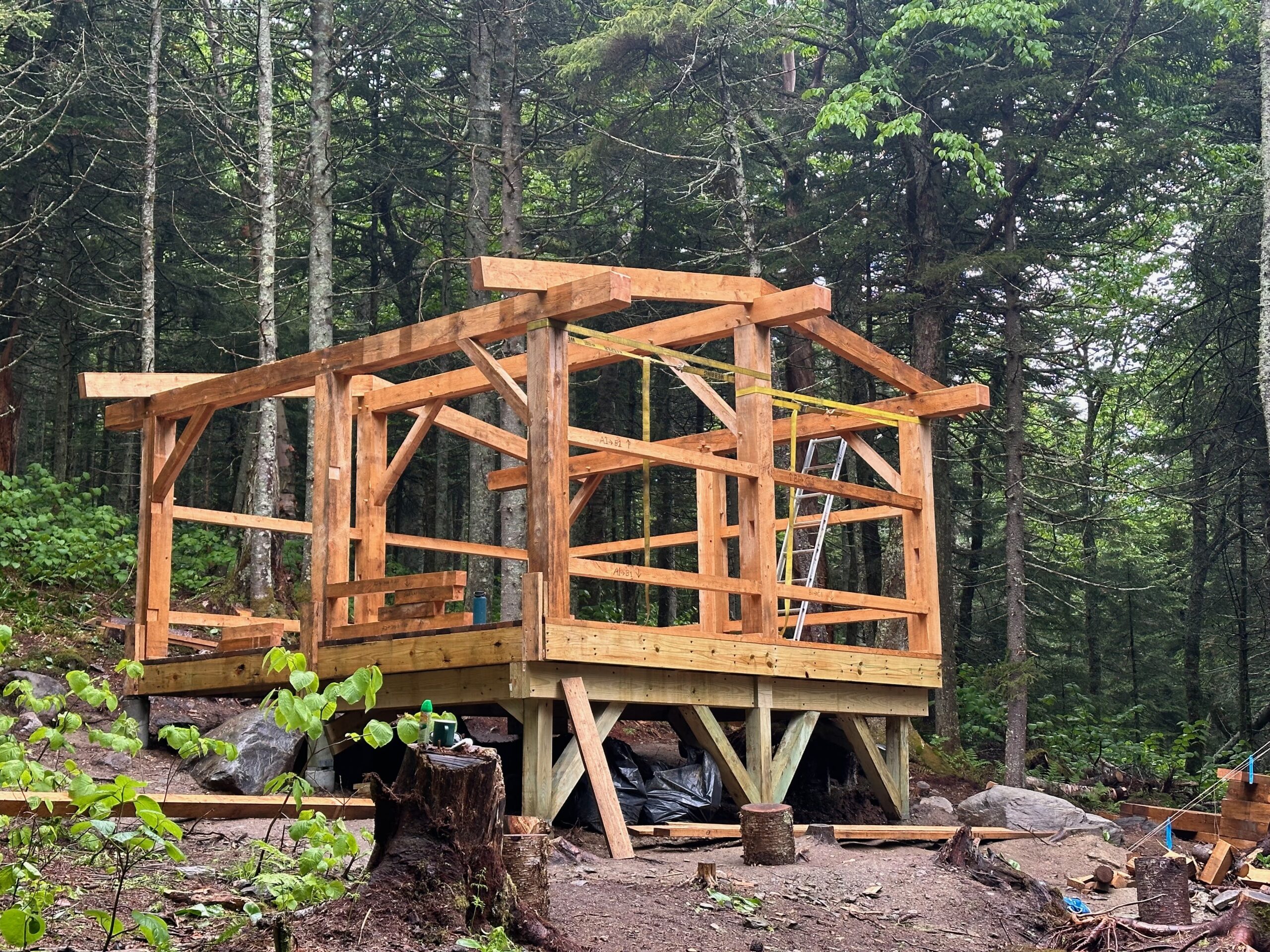 Backcountry Construction Boom Wraps in 2023 Green Mountain Club