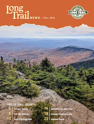 Fall Long Trail News Cover: Scenic foliage picture 
