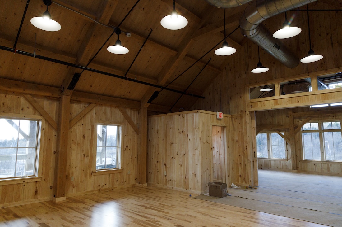 New VC interior, including the hiker center area, entrance, and club room