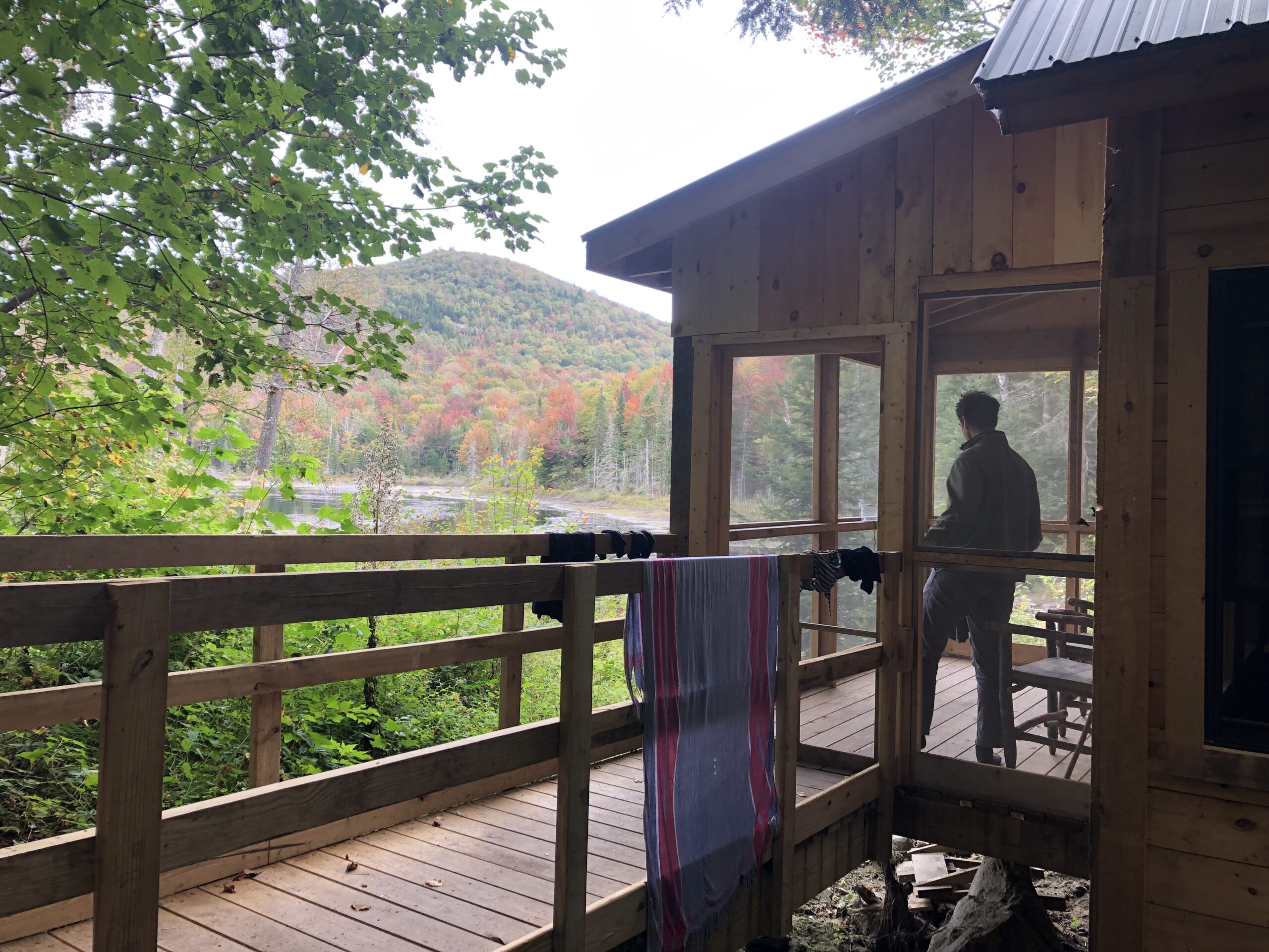 Jean Haigh Cabin, screened-in porch